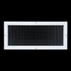 Handua Aluminum Return Air Grille | Low Noise Cube Core Eggcrate | Vent Cover Grill for Sidewall and Ceiling, White