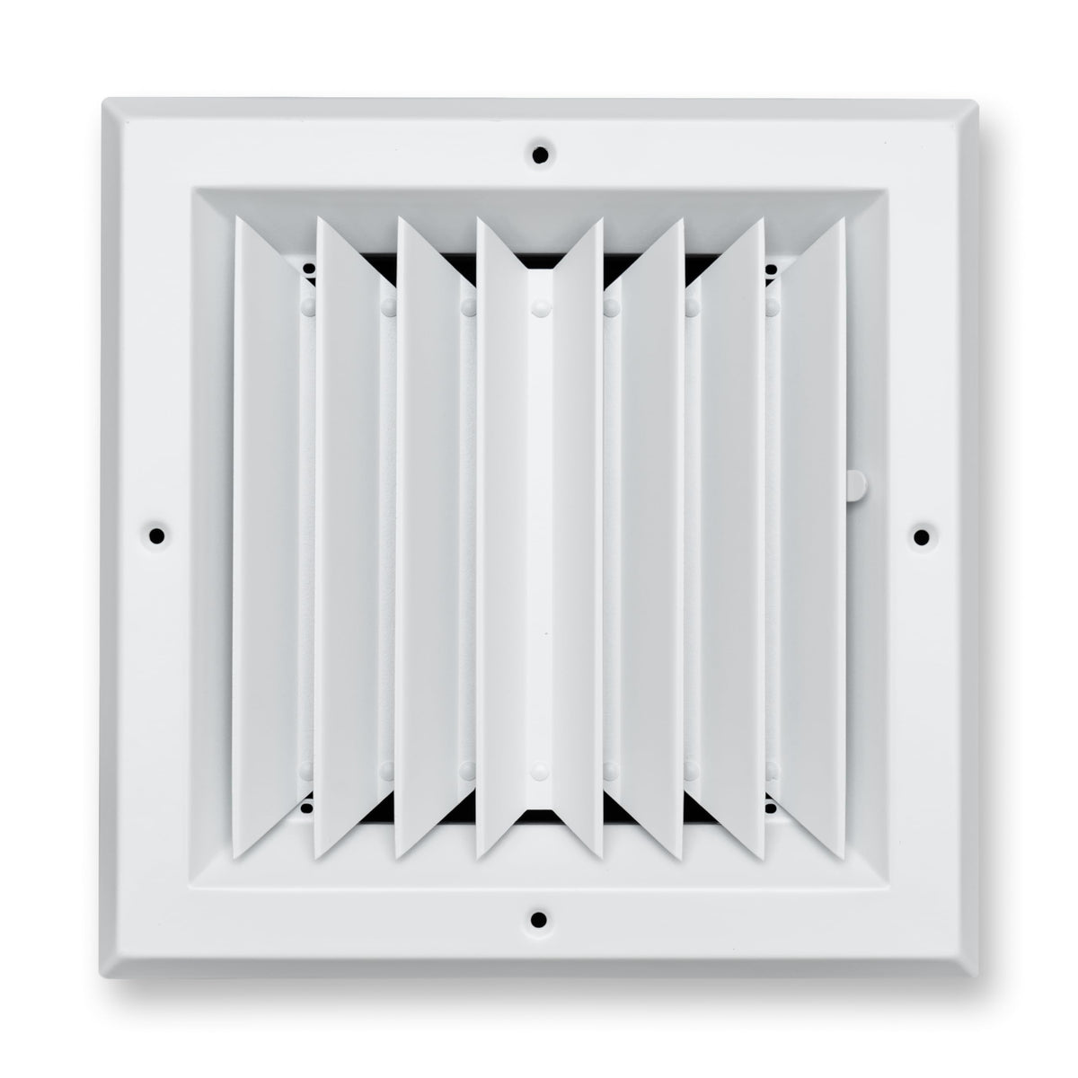 Fits 8x8 Duct Opening 2 Way Aluminum Square Ceiling Diffuser | Register Vent Cover Grille for Ceiling | Rust Proof | White | Outer Dimensions: 9.75" X 9.75"