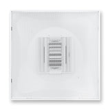 Fits 24x24 Steel T-Bar Drop Ceiling Grid | 2x2 Feet Lay in Steel Perforated Face Air Supply Diffuser with Round 8" [Neck Size] | Drop Ceiling Vent | White | Outer Dimension: 23-3/4" x 23-3/4"