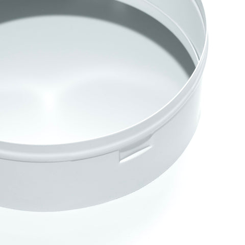 Fits 24x24 Steel T-Bar Drop Ceiling Grid | 2x2 Feet Lay in Steel Air Supply Diffuser with Round 10" [Neck Size] by Handua | Flat Plate Plaque Diffuser | White | Outer Dimension: 23-3/4" x 23-3/4"