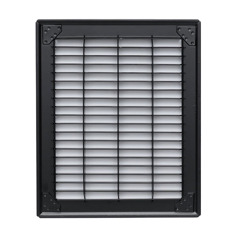 Return Air Floor Grille | Vent Cover Grill for Floor | Heavy Duty | Brown-White