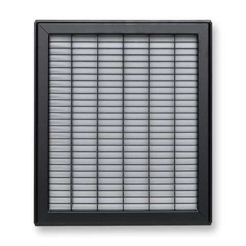 Return Air Floor Grille | Vent Cover Grill for Floor | Heavy Duty | Brown-White