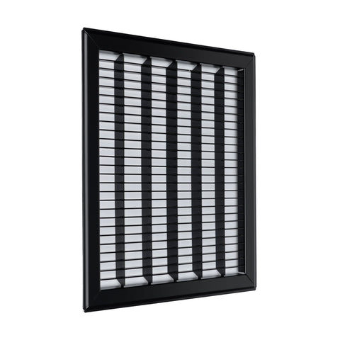 Return Air Floor Grille | Vent Cover Grill for Floor | Heavy Duty | Brown-White