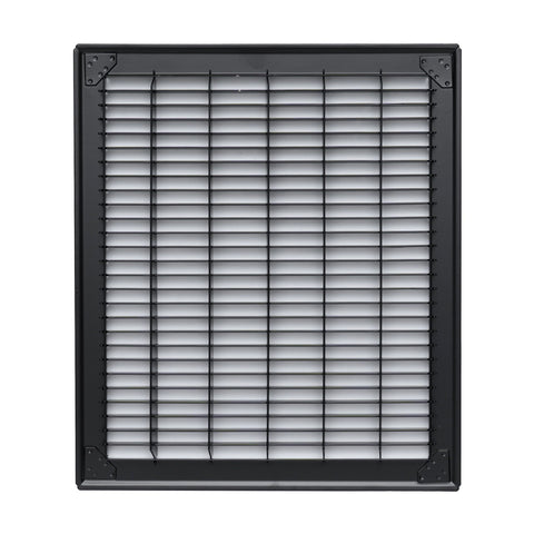 Return Air Floor Grille | Vent Cover Grill for Floor | Heavy Duty | Brown-White