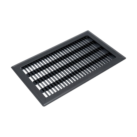 Return Air Floor Grille | Vent Cover Grill for Floor | Heavy Duty | Brown-White