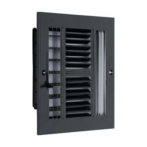 Steel Air Supply Diffuser | 1-2-3-4 Way Vent Cover Grill for Sidewall & Ceiling