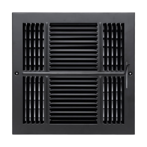 Steel Air Supply Diffuser | 1-2-3-4 Way Vent Cover Grill for Sidewall & Ceiling