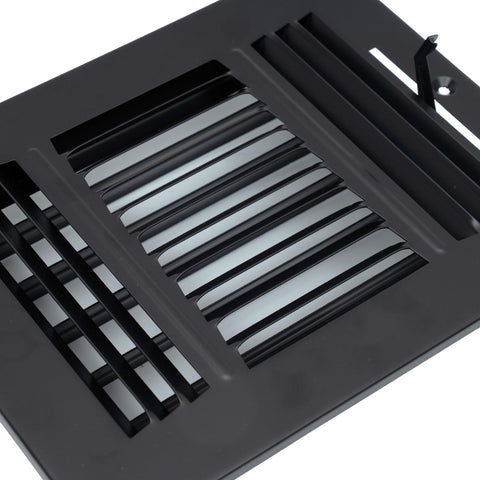 Steel Air Supply Diffuser | 1-2-3-4 Way Vent Cover Grill for Sidewall & Ceiling