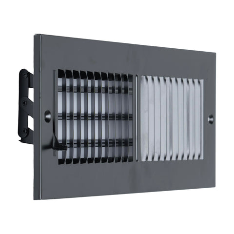 Steel Air Supply Diffuser | 1-2-3-4 Way Vent Cover Grill for Sidewall & Ceiling
