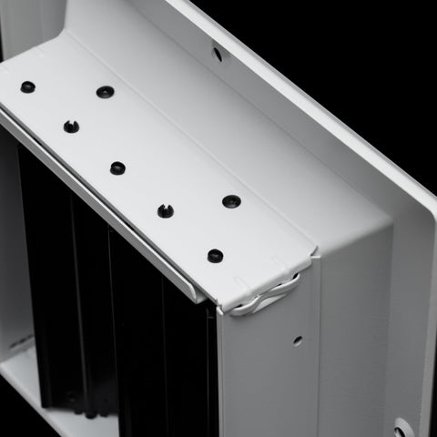 Fits 10x10 Duct Opening 4 WAY Aluminum Square Ceiling Diffuser | Register Vent Cover Grille for Ceiling | Rust Proof | White | Outer Dimensions: 11.75" X 11.75"