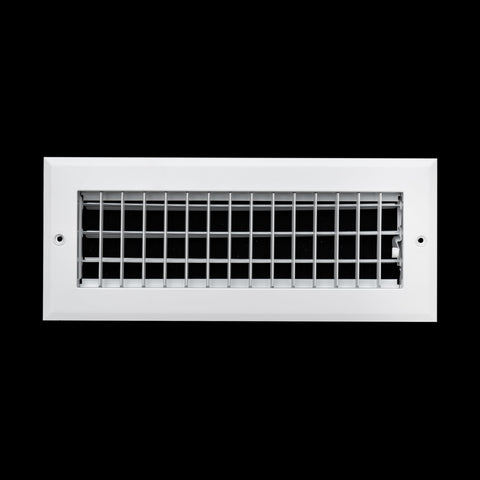 Fits 12x4 Duct Opening Aluminum Adjustable Air Supply Grille by Handua | Rust Proof | Register Vent Cover Grill for Sidewall and Ceiling | White | Outer Dimensions: 13.75" X 5.75"