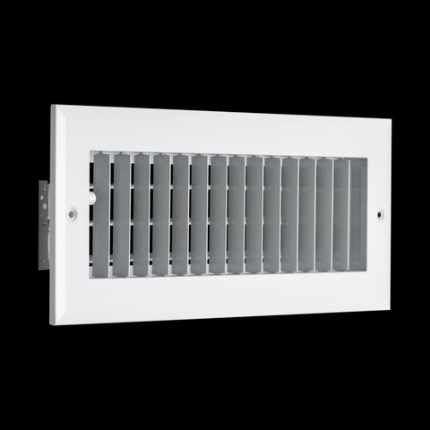 Fits 12x4 Duct Opening Aluminum Adjustable Air Supply Grille by Handua | Rust Proof | Register Vent Cover Grill for Sidewall and Ceiling | White | Outer Dimensions: 13.75" X 5.75"