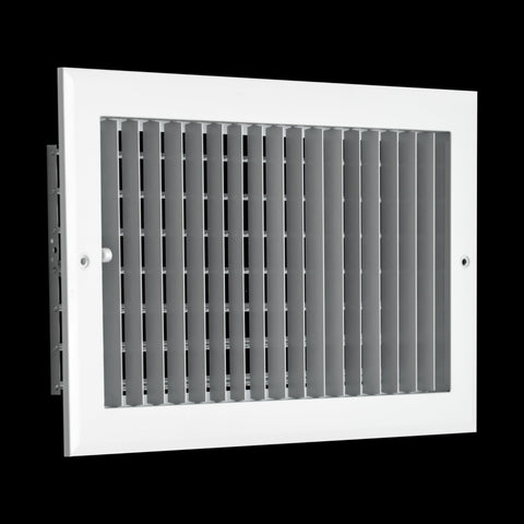 Fits 14x8 Duct Opening Aluminum Adjustable Air Supply Grille by Handua | Rust Proof | Register Vent Cover Grill for Sidewall and Ceiling | White | Outer Dimensions: 15.75" X 9.75"