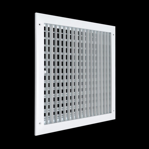 Fits 14x14 Duct Opening Aluminum Adjustable Air Supply Grille by Handua | Rust Proof | Register Vent Cover Grill for Sidewall and Ceiling | White | Outer Dimensions: 15.75" X 15.75"