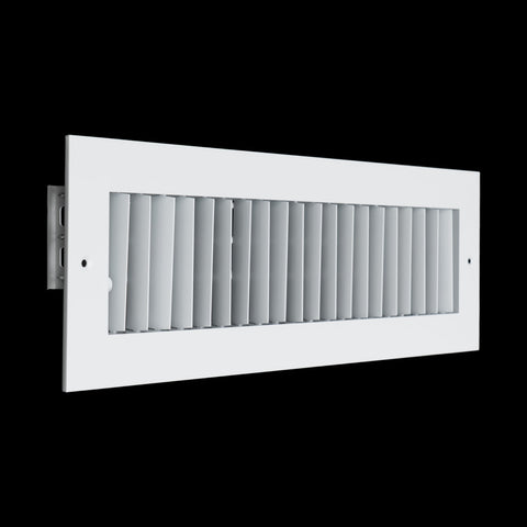 Fits 16x4 Duct Opening Aluminum Adjustable Air Supply Grille by Handua | Rust Proof | Register Vent Cover Grill for Sidewall and Ceiling | White | Outer Dimensions: 17.75" X 5.75"