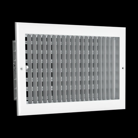 Fits 16x8 Duct Opening Aluminum Adjustable Air Supply Grille by Handua | Rust Proof | Register Vent Cover Grill for Sidewall and Ceiling | White | Outer Dimensions: 17.75" X 9.75"
