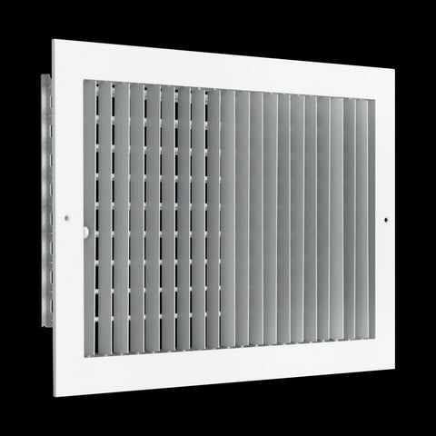 Fits 16x10 Duct Opening Aluminum Adjustable Air Supply Grille by Handua | Rust Proof | Register Vent Cover Grill for Sidewall and Ceiling | White | Outer Dimensions: 17.75" X 11.75"
