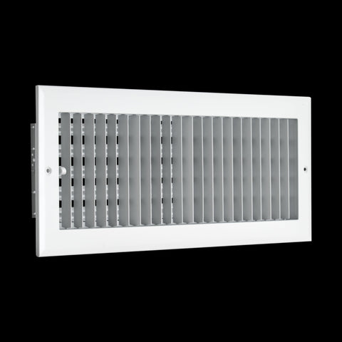 Fits 18x6 Duct Opening Aluminum Adjustable Air Supply Grille by Handua | Rust Proof | Register Vent Cover Grill for Sidewall and Ceiling | White | Outer Dimensions: 19.75" X 7.75"
