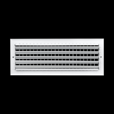 Fits 18x6 Duct Opening Aluminum Adjustable Air Supply Grille by Handua | Rust Proof | Register Vent Cover Grill for Sidewall and Ceiling | White | Outer Dimensions: 19.75" X 7.75"
