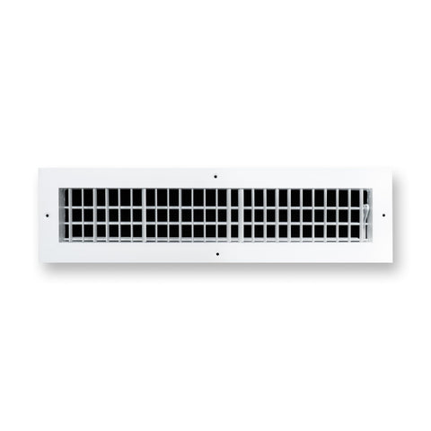 Fits 20x4 Duct Opening Aluminum Adjustable Air Supply Grille by Handua | Rust Proof | Register Vent Cover Grill for Sidewall and Ceiling | White | Outer Dimensions: 21.75" X 5.75"