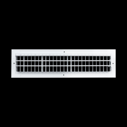 Fits 20x4 Duct Opening Aluminum Adjustable Air Supply Grille by Handua | Rust Proof | Register Vent Cover Grill for Sidewall and Ceiling | White | Outer Dimensions: 21.75" X 5.75"