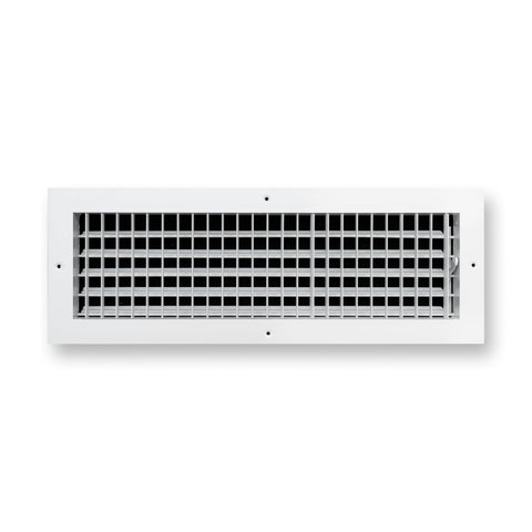Fits 20x6 Duct Opening Aluminum Adjustable Air Supply Grille by Handua | Rust Proof | Register Vent Cover Grill for Sidewall and Ceiling | White | Outer Dimensions: 21.75" X 7.75"