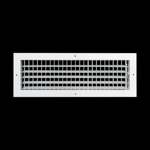 Fits 20x6 Duct Opening Aluminum Adjustable Air Supply Grille by Handua | Rust Proof | Register Vent Cover Grill for Sidewall and Ceiling | White | Outer Dimensions: 21.75" X 7.75"