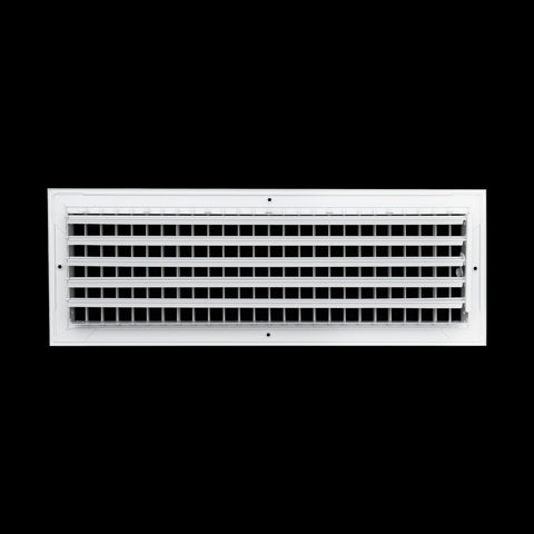 Fits 20x6 Duct Opening Aluminum Adjustable Air Supply Grille by Handua | Rust Proof | Register Vent Cover Grill for Sidewall and Ceiling | White | Outer Dimensions: 21.75" X 7.75"