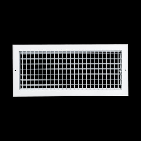 Fits 20x8 Duct Opening Aluminum Adjustable Air Supply Grille by Handua | Rust Proof | Register Vent Cover Grill for Sidewall and Ceiling | White | Outer Dimensions: 21.75" X 9.75"