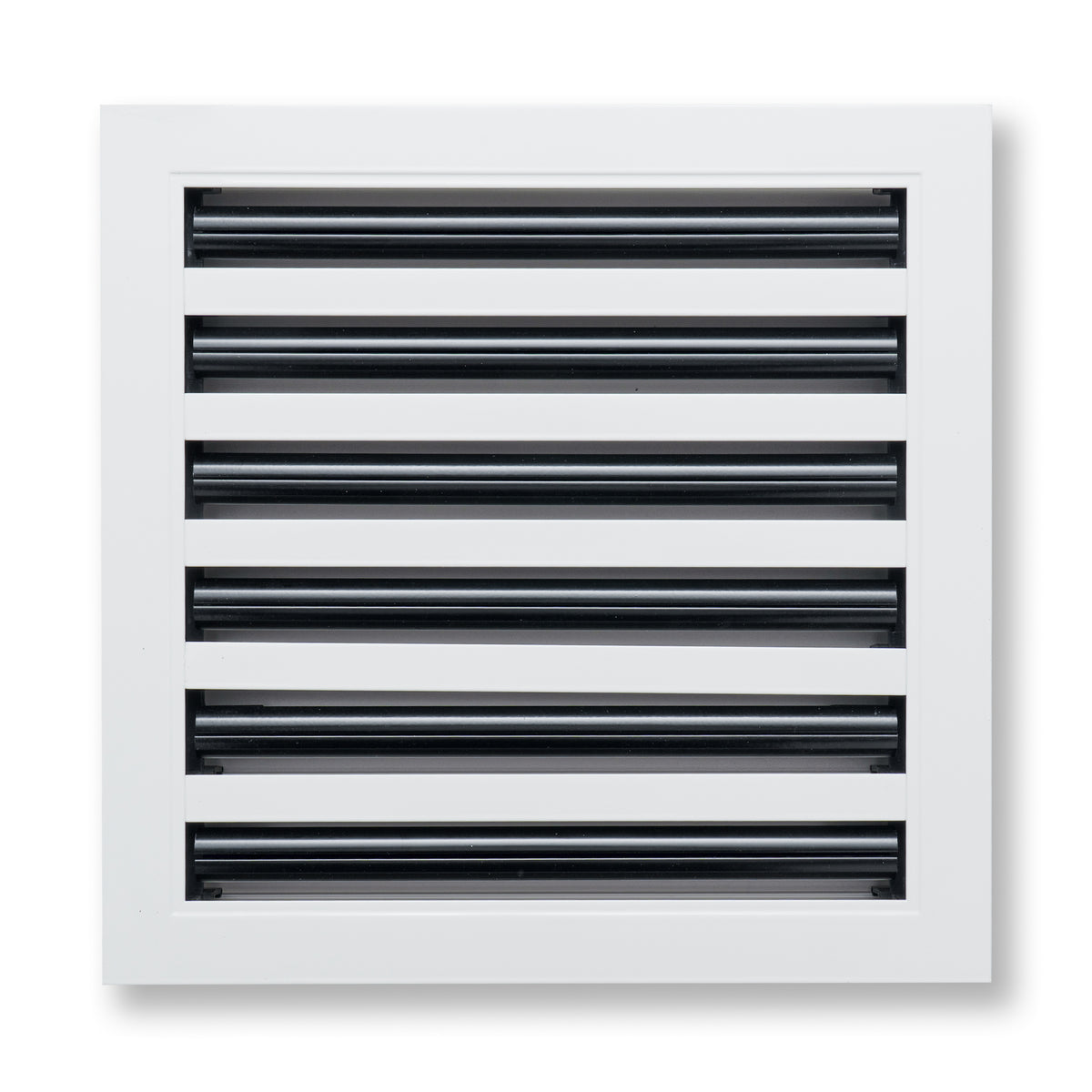 12"x 12" Aluminum Linear Slot Diffuser, Modern AC Vent Cover for Sidewall, Ceiling, Floor | Out. Dim.: 13-5/8"X 13-5/6"