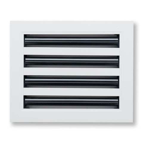 10"x 8" Aluminum Linear Slot Diffuser, Modern AC Vent Cover for Sidewall, Ceiling, Floor | Out. Dim.: 11-5/8"X 9-5/6"