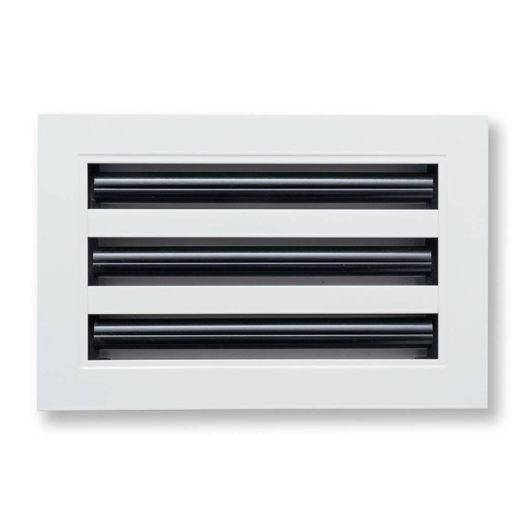 10"x 6" Aluminum Linear Slot Diffuser, Modern AC Vent Cover for Sidewall, Ceiling, Floor | Out. Dim.: 11-5/8"X 7-5/6"