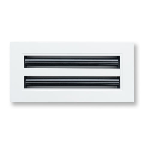 10"x 4" Aluminum Linear Slot Diffuser, Modern AC Vent Cover for Sidewall, Ceiling, Floor | Out. Dim.: 11-5/8"X 5-5/6"