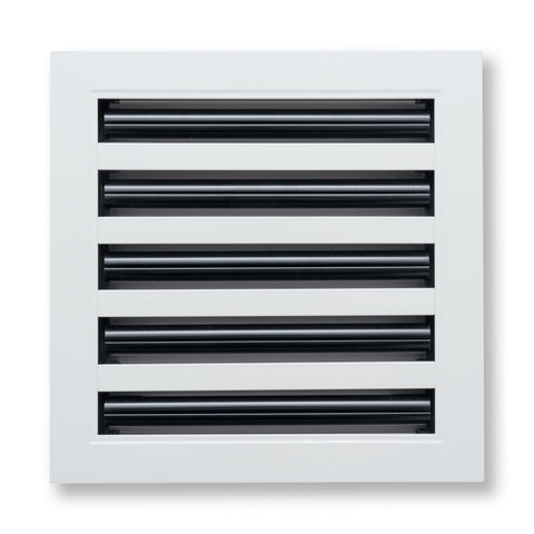 10"x 10" Aluminum Linear Slot Diffuser, Modern AC Vent Cover for Sidewall, Ceiling, Floor | Out. Dim.: 11-5/8"X 11-5/6"