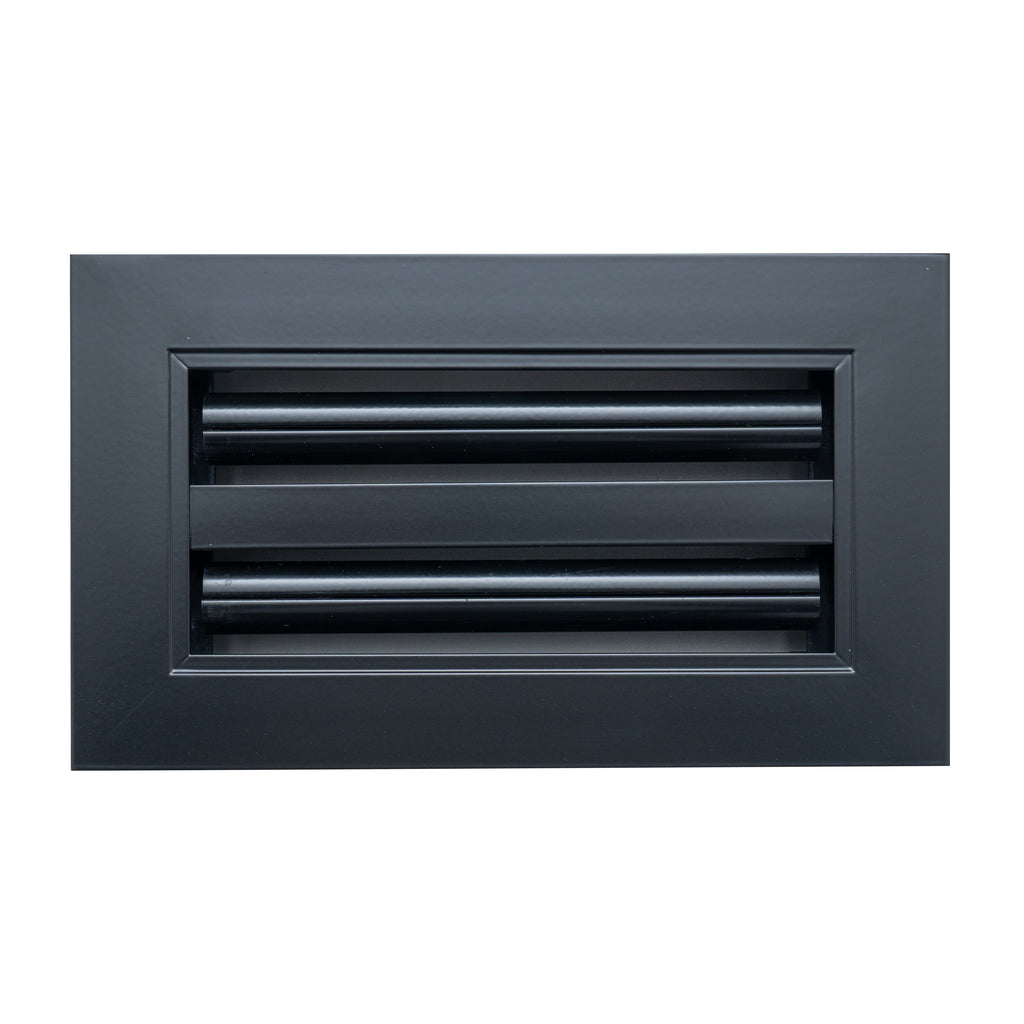 8"x 4" Aluminum Linear Slot Diffuser, Modern AC Vent Cover for Sidewall, Ceiling, Floor | Out. Dim.: 9-5/8"X 5-5/6"