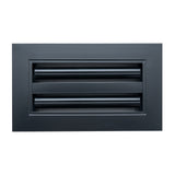 8"x 4" Aluminum Linear Slot Diffuser, Modern AC Vent Cover for Sidewall, Ceiling, Floor | Out. Dim.: 9-5/8"X 5-5/6"