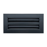 10"x 4" Aluminum Linear Slot Diffuser, Modern AC Vent Cover for Sidewall, Ceiling, Floor | Out. Dim.: 11-5/8"X 5-5/6"