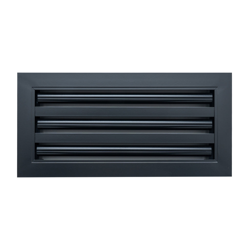 14"x 6" Aluminum Linear Slot Diffuser, Modern AC Vent Cover for Sidewall, Ceiling, Floor | Out. Dim.: 15-5/8"X 7-5/6"