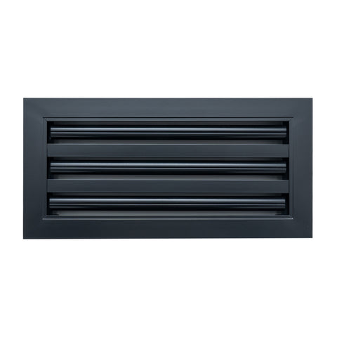 14"x 6" Aluminum Linear Slot Diffuser, Modern AC Vent Cover for Sidewall, Ceiling, Floor | Out. Dim.: 15-5/8"X 7-5/6"