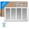Handua Steel Return Air Grille | Vent Cover Grill for Sidewall and Ceiling, White