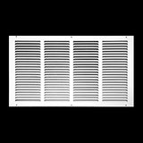 Steel Return Air Grille – HVAC Cold Air Intake Vent Cover, White | Out. Dim.: 23-3/4"W X 13-3/4"H