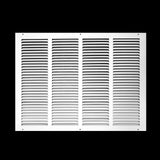 Steel Return Air Grille – HVAC Cold Air Intake Vent Cover, White | Out. Dim.: 23-3/4"W X 17-3/4"H