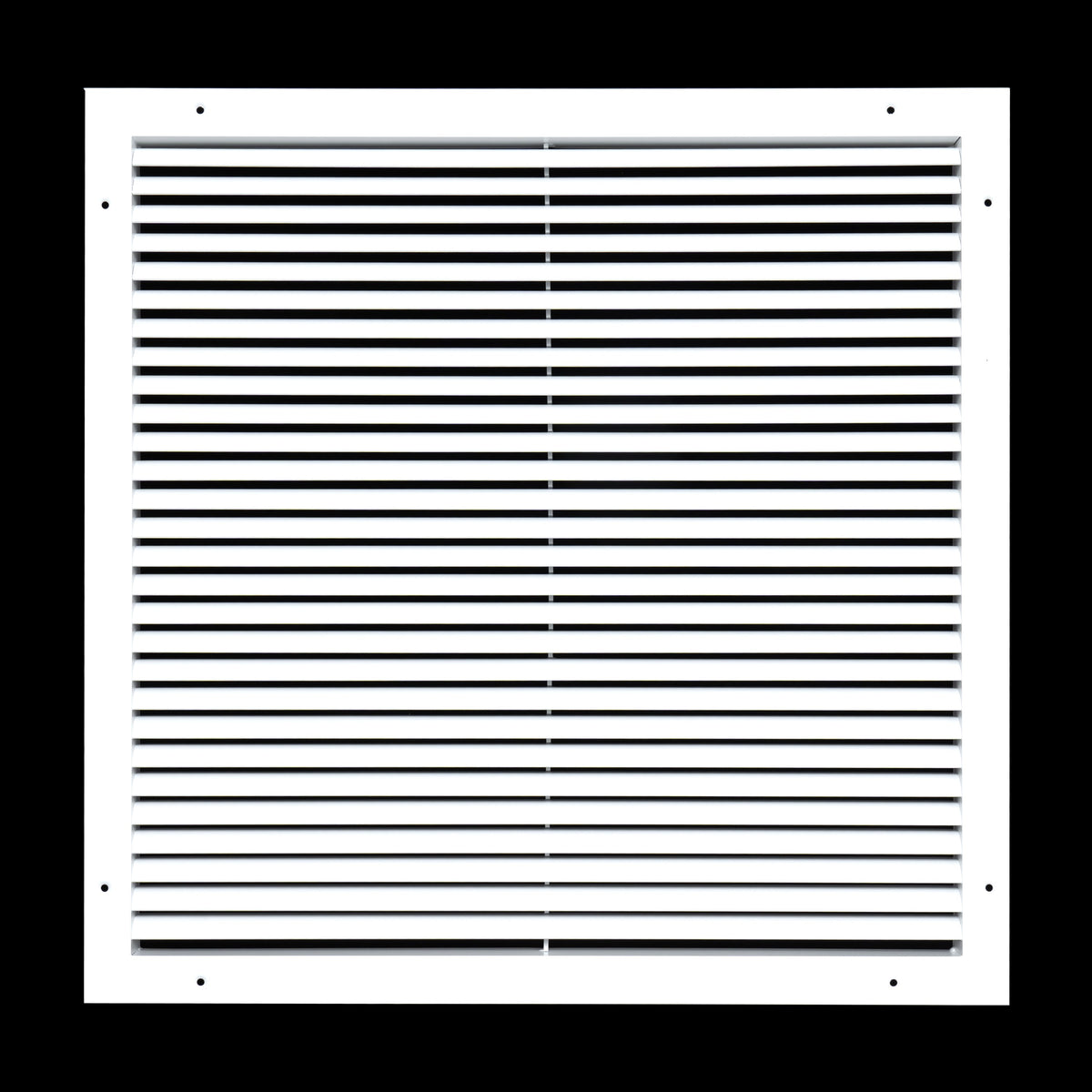 Fits 22x22 Duct Opening | Aluminum Return Air Grille by Handua | Vent Cover Grill for Sidewall and Ceiling | Rust Free | Durable Powder Coating | HVAC Cold Air Intake Grille | White