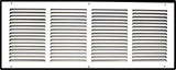 Steel Return Air Grille – HVAC Cold Air Intake Vent Cover, White | Out. Dim.: 25-3/4"W X 11-3/4"H
