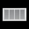 24"x12" Steel Return Air Filter Grille | Removable Door for 1" Filters | White HVAC Vent Cover | Out. Dim.: 26-5/8"W X 14-5/8"H