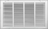 24" X 12" Duct Opening | Steel Return Air Filter Grille [Fixed Hinged] for Sidewall and Ceiling | Outer Dimensions: 26 5/8"W X 14 5/8"H