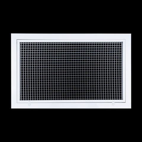 Handua Aluminum Return Air Filter Grille | Vent Cover Grill for Sidewall and Ceiling | Low Noise Cube Core Eggcrate