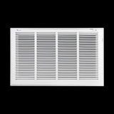 20"x14" Steel Return Air Filter Grille | Removable Door for 1" Filters | White HVAC Vent Cover | Out. Dim.: 22-5/8"W X 16-5/8"H