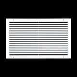 24"x14" Premium Aluminum Return Air Grille – Rust-Free HVAC Vent Cover for Wall & Ceiling | White | Out. Dim.: 25-13/16"W X 15-13/16"H
