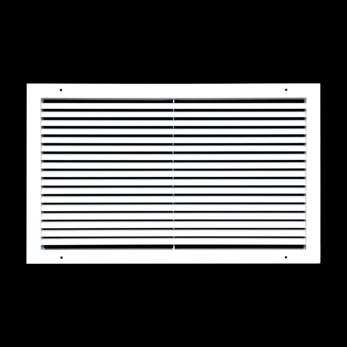 24"x14" Premium Aluminum Return Air Grille – Rust-Free HVAC Vent Cover for Wall & Ceiling | White | Out. Dim.: 25-13/16"W X 15-13/16"H